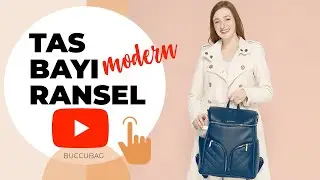 isi tas bayi ransel besar diaper bag buccubag pop navy