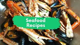 Seafood Buttered Garlic | Steamed Salmon Trout I Fishing Time in Austria