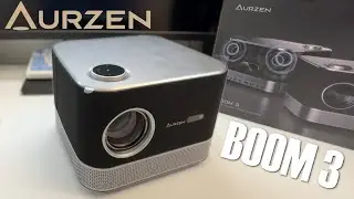 Amazing Audio:   AURZEN Boom 3 Smart Projector - Testing an Review