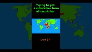 Trying to get a subscriber from all countries Day 34 #shorts
