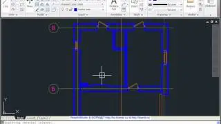 Перегородки в AutoCad 2011