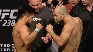 UFC 238: Henry Cejudo vs. Marlon Moraes Face Off - MMA Feed
