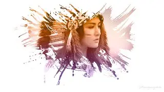 Amazing Photo Effects Splash on face using Brush | Photoshop
