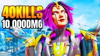 Horizon + Controller 40 Kills 10,000 Damage Apex Legends Gameplay