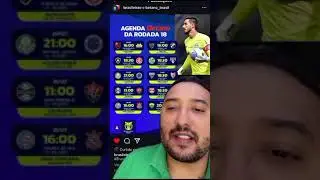 18 º Rodada Brasileirão 2024 | Vai Pegar Fogo
