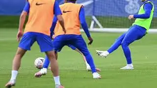 TIMO WERNER CHELSEA TEAM TRAINING FOOTAGE (Group)