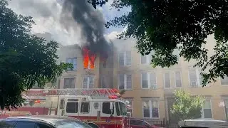 FDNY - Pre Arrival + Audio - Brooklyn All Hands Box 1201 - Quickly Knocked Top floor fire - 6/8/24