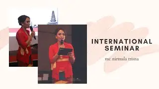 MC Bali Nirmala Trisna for International Seminar in Bali, Indonesia