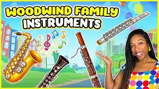 Woodwind Instruments for Kids | Instrument Families Music Classroom Lessons | Miss Jessica’s World