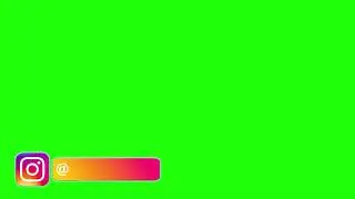 Instagram Logo Green Screen Animation  #G1