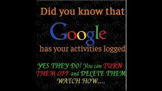 How to delete Google Activities.