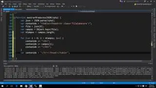 Demo05: Leer un JSON y mostrarlo en el Cliente Web usando Javascript