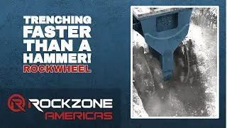 Rockwheel D30 Drum Cutter Trenching Hard Tennessee Limestone