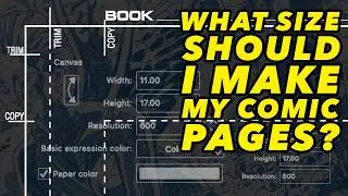 What Size Should My Comic Pages Be? Page Resolution for Comic Books