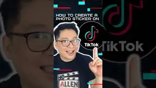 How To Create Your Own Photo Sticker On Tiktok / 