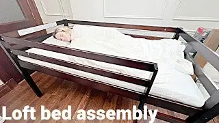 How to Assemble Amazon DHP Milton Loft Bed Frame (is it hard??)