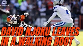 David Njoku Leaves Arena In A Walking Boot | How Bad Could It Be?