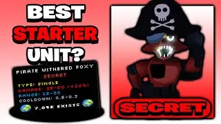 I Got The New OP Secret Pirate Withered Foxy (Five Nights TD)