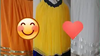 How to convert a gown into skirt/ सिर्फ 10 मिनट में स्कर्ट बनाए  / Make Skirt in 10 minutes.