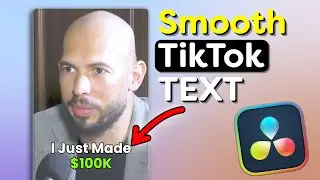 Smooth TikTok/Reel Text Subtitles FAST in DaVinci Resolve!