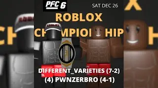 [PFC PPV 6] ROBLOX CHAMPIONSHIP MATCH: Different_Varieties (C) vs PwnzerBro