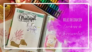 Decora conmigo mi cuaderno de devocionales + imprimible gratis