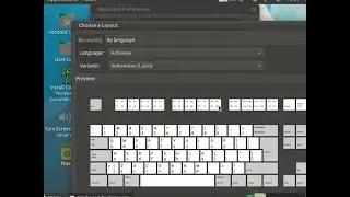 طريقة إضافة اللغة العربية إلى لوحة مفاتيح توزيعة Accessible Coconut مع التبديل بستخدام alt+shift