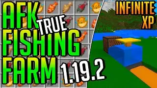 Minecraft 1.19.2 AFK Fish Farm Tutorial (Infinite XP)