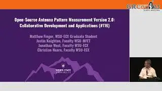GRCon23 - Antenna Pattern Measurement- Collaborative Development and Applications - by Jonathn West
