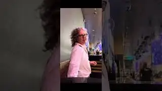 When your food pickup happens to be on the Fremont Street Experience🤗🍽️😂