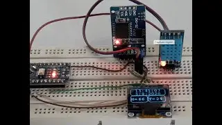 Local weather station using arduino & DHT11 to measure Temperature, Humidity