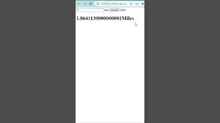 Convert Kilometers To Miles Using JAVASCRIPT 