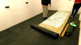 🔥 How To Install Rubber Flooring For my Workshop🔥