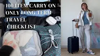 Packing For Long Term Travel: 100 Must-have Items For Carry-on Only! Episode 47