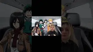 Anime characters go on a road trip!! 😂
