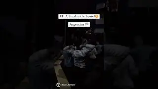 FIFA Final in the hostel.   Argentina 🇦🇷.   #fifa #argentina #messi  #hostel #medicalcollege
