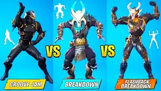 Fortnite OG Dance Battle - GROOVE JAM vs BREAKDOWN vs FLASHBACK BREAKDOWN (Remix)