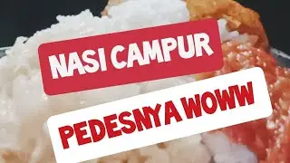 Nasi campur|telorsamblsayurkoll|pedesnya wow... Tp enak
