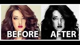Free Photoshop Tutorial: Sketch Graphic Pen Effect | Photoshop Actions