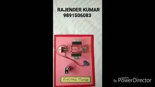 Working Model of DC Motor