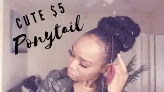 4c NATURAL HAIR SLEEK PONYTAIL