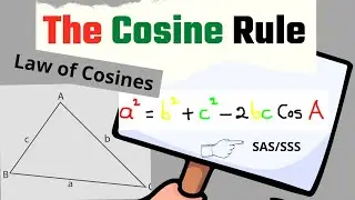 The Cosine Rule || step-by-step explanation || 💯😎