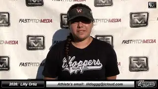 2026 Lilly Ortiz First Base and Catcher Softball Recruiting Video - Choppers
