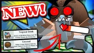 *UPDATE* How To Beat COCONUT CRAB & HUGE Coconut & Tropical Drink Drops | Roblox Bee Swarm Simulator