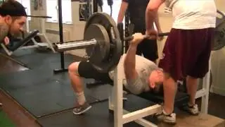 Pius x Football players MAX bench work at Iron Core Athlete!!!!!!!!!!!!