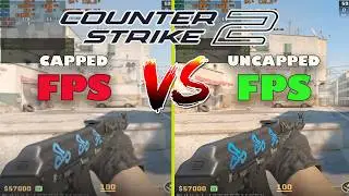 CS2 CAPPED 281FPS vs UNCAPPED FPS