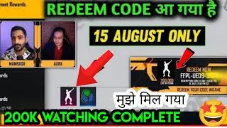 redeem code today free fire live|shake it up emote redeem code today|ffco code rewards|200k watching