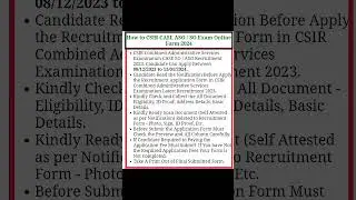 CSIR CASE SO / ASO Stage II Exam Admit Card Released 