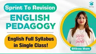 Revision Series CTET -2020 | English Full Syllabus Marathon in Single Class! | English Pedagogy