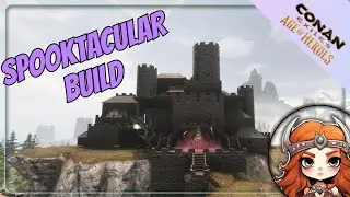 Building A SPOOKY Castle | Conan Exiles AoH [Twitch VOD 29th Oct]